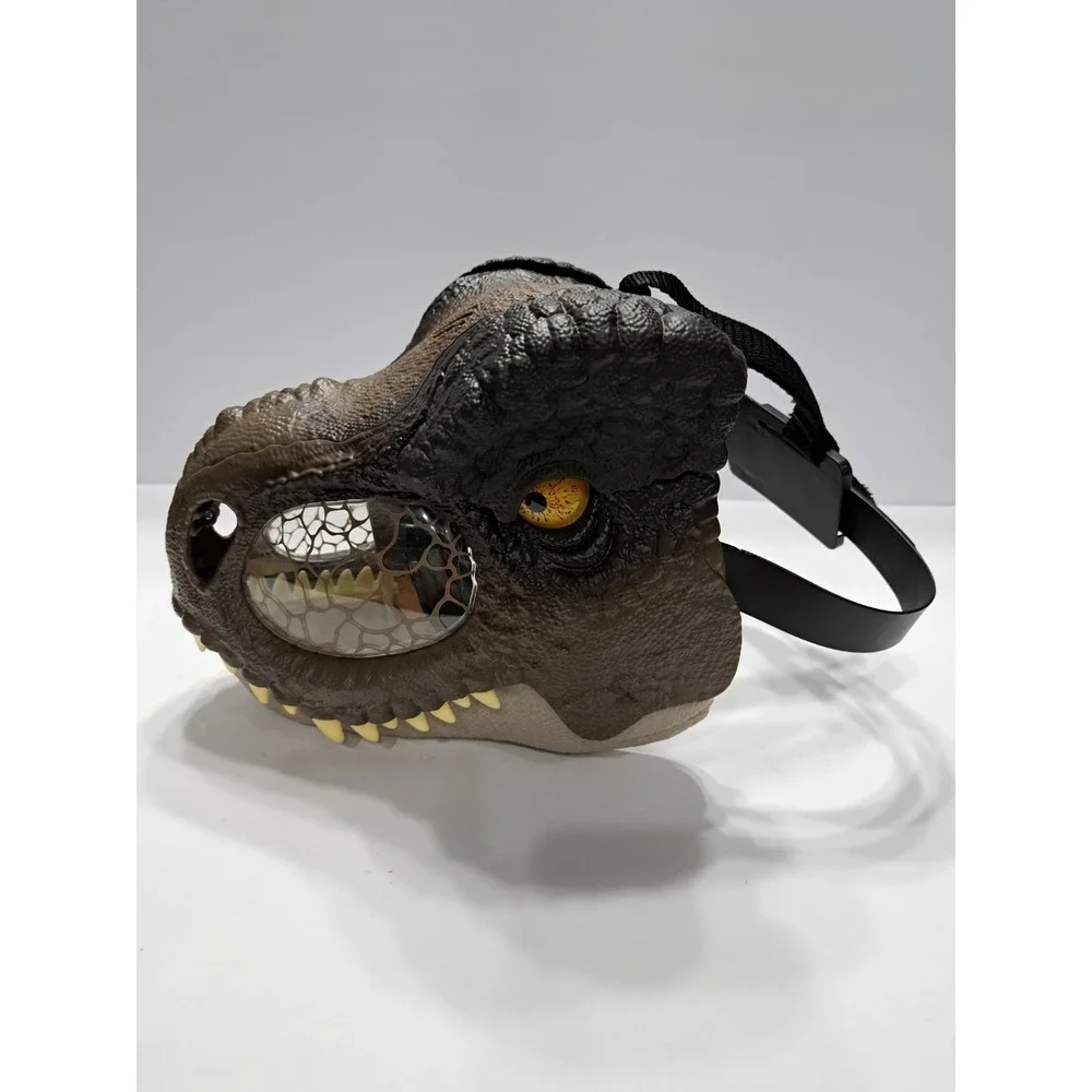 JURASSIC WORLD DOMINION TYRANNOSAURUS REX CHOMP N' ROAR MASK T-REX‎ w/SOUNDS